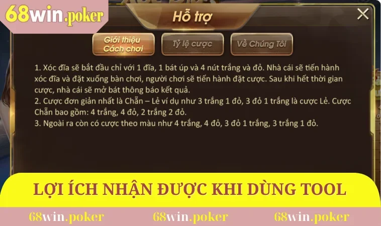 Lợi ích mà hội viên nhận được khi dùng tool