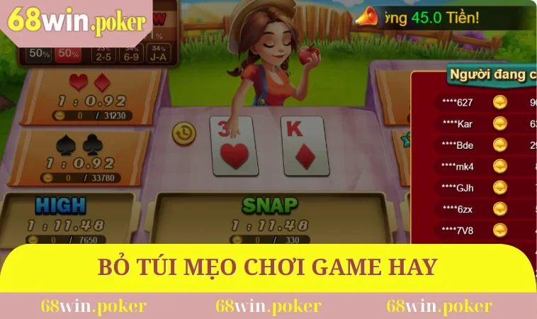 Bỏ túi mẹo chơi game hay