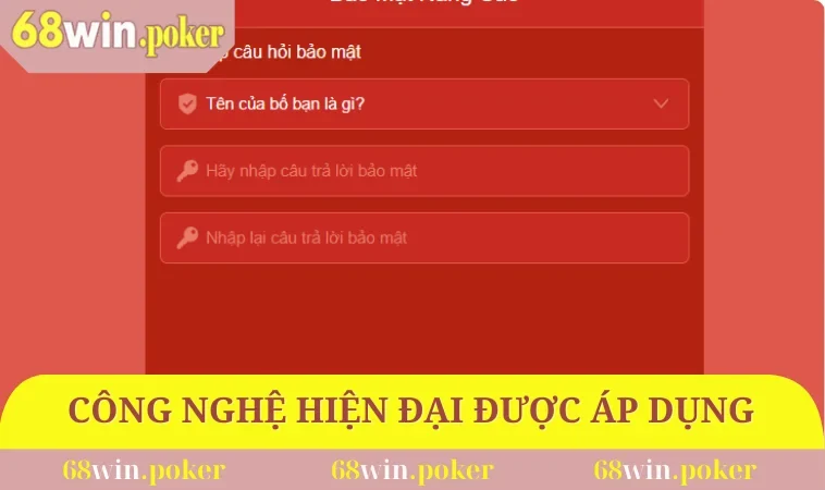 Công nghệ hiện đại đang được áp dụng