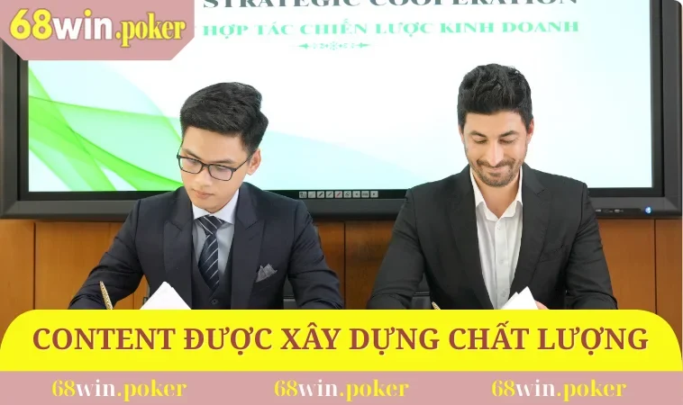 Content được xây dựng chất lượng